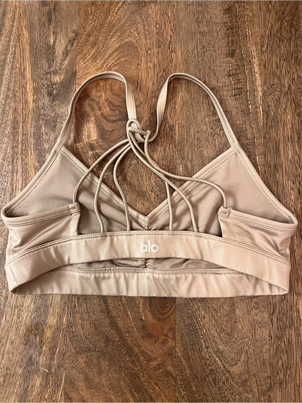 Alo Yoga Strappy Back Sports Bra Size Medium